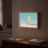 Glas - ijsblokjes - Citroen Light Box met batterij (Wandlamp) middel -sfeer1