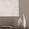 Decoratief - Labyrint - Beige PET vilt klein -sfeer6_closeup