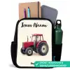 Tractor - Getekend - Rood Rugzak - Zwart middel -inhoud_NL