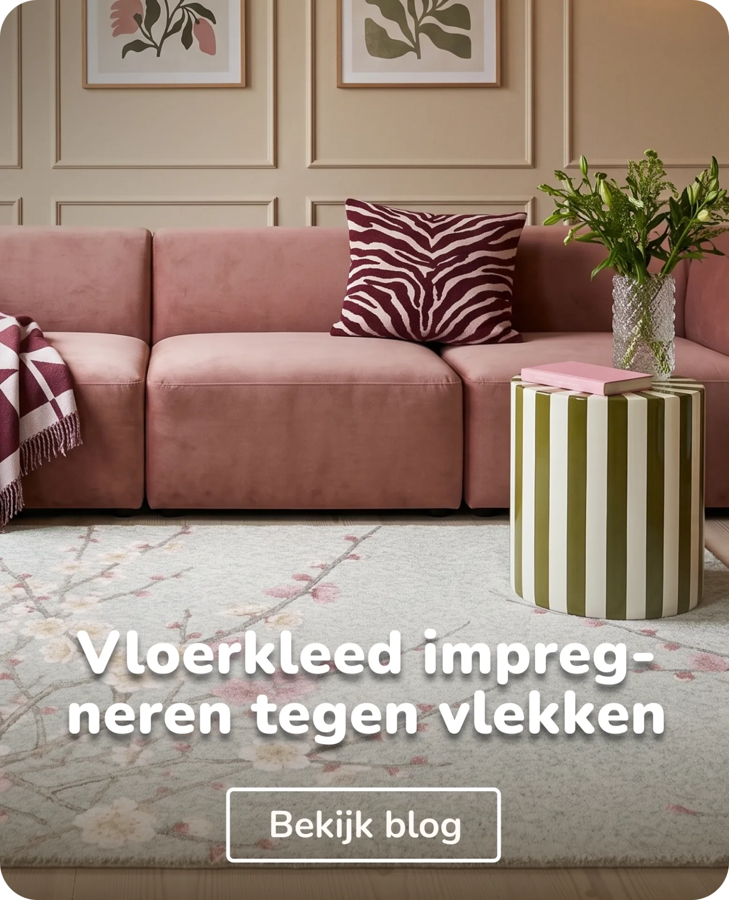 vloerkleed in woonkamer