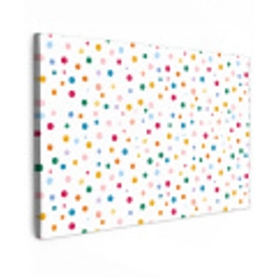 Stippen - Speels - Kleurrijk canvas 2cm klein 34 -z3d