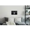 Knoflook - Zwart - Wit Muursticker klein -slaapkamer