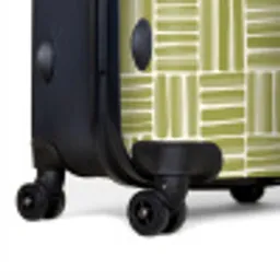 Vlecht - Patroon - Groen NBS - Large koffer - Volwassenen Unisex groot -product2