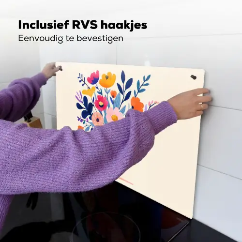 Vaas - Bloemen - Boeket Inductie beschemer met haakjes klein -ky-ophangen-nl