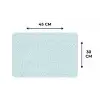Terrazzo - Patroon - Kleurrijk - Baby Blauw Placemat vinyl groot 368 -specs