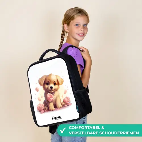 Popke puppy Rugzak - Zwart middel -sfeer6_NL
