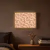 Disco - Patroon - Lijnen Light Box met batterij (Wandlamp) middel 907 -sfeer4