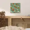 Dinosaurussen - Wolken - Sterren - Oranje aluminium wit klein -sfeer3