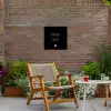 Quote - Spreuken - Pluk het geluk Tuinposter op houten frame 2 cm dik klein -sfeer3