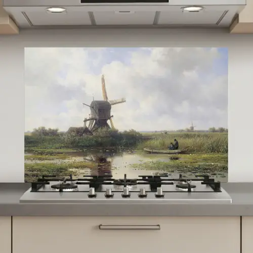Molen - Willem Roelofs - Oude meesters - Kunst keuken achterwand spatscherm klein -3d_website