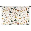 Terrazzo - Patroon - Wit - Terra Wandkleed katoen klein 269 -zz3d