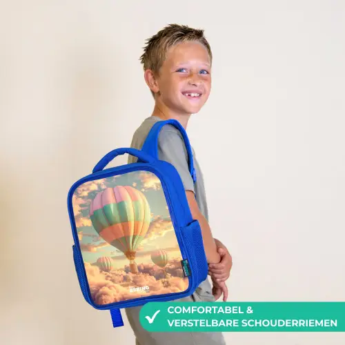 Pastel skyliner Kinderrugzak - Blauw middel -sfeer3_NL