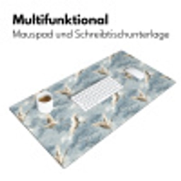 Wolken - Kraanvogels - Blauw Muismat XXL klein 681 -ysfeer4_duits