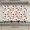 Bloemen - Botanisch - Bordeaux keuken achterwand spatscherm klein 900 -3d_website