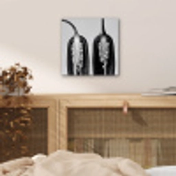 Pepers - Zwart - Wit - Zaadlijsten aluminium wit klein -sfeer3