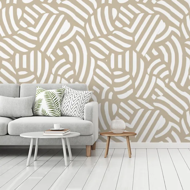 Behang - Abstract - Modern - Beige