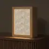 Bruin - Kristaladers - Marmer Light Box met kabel (Tafellamp) klein 925 -z3d_website