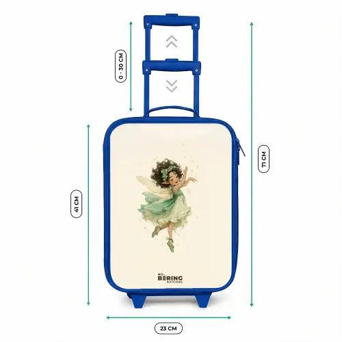 Dansende bosfee Kinderkoffer - Blauw klein -productfoto_formaten