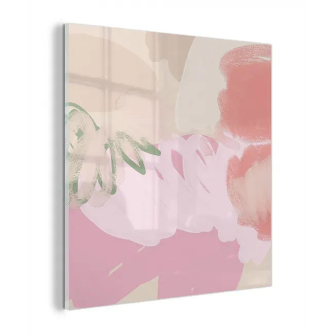 Roze - Kunst - Abstract - Modern plexiglas 5mm klein -z3d