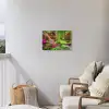 Kleurrijke Japanse tuin Tuinposter op houten frame 2 cm dik klein -sfeer1