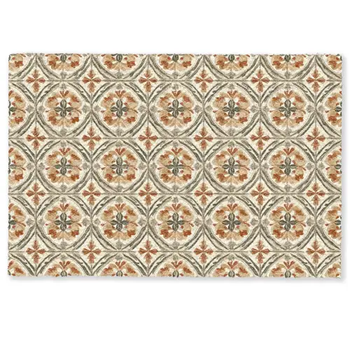 Elegant - Antiek - Kleurrijk Deurmat klein 898 -zkaufland3d