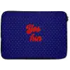 Yes fun - Rood - Blauw - Stippen laptophoes neopreen klein -zkaufland3dotto