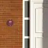 Bordeauxrood - Modern Naambord Rond klein -sfeer3-rond-XS
