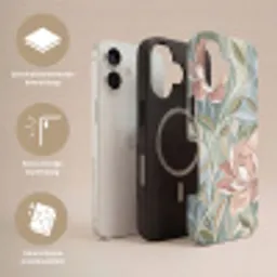 Elegant - Romantiek - Roze Toughcase MagSafe Apple iPhone 17 klein -USP_Lagen_NL
