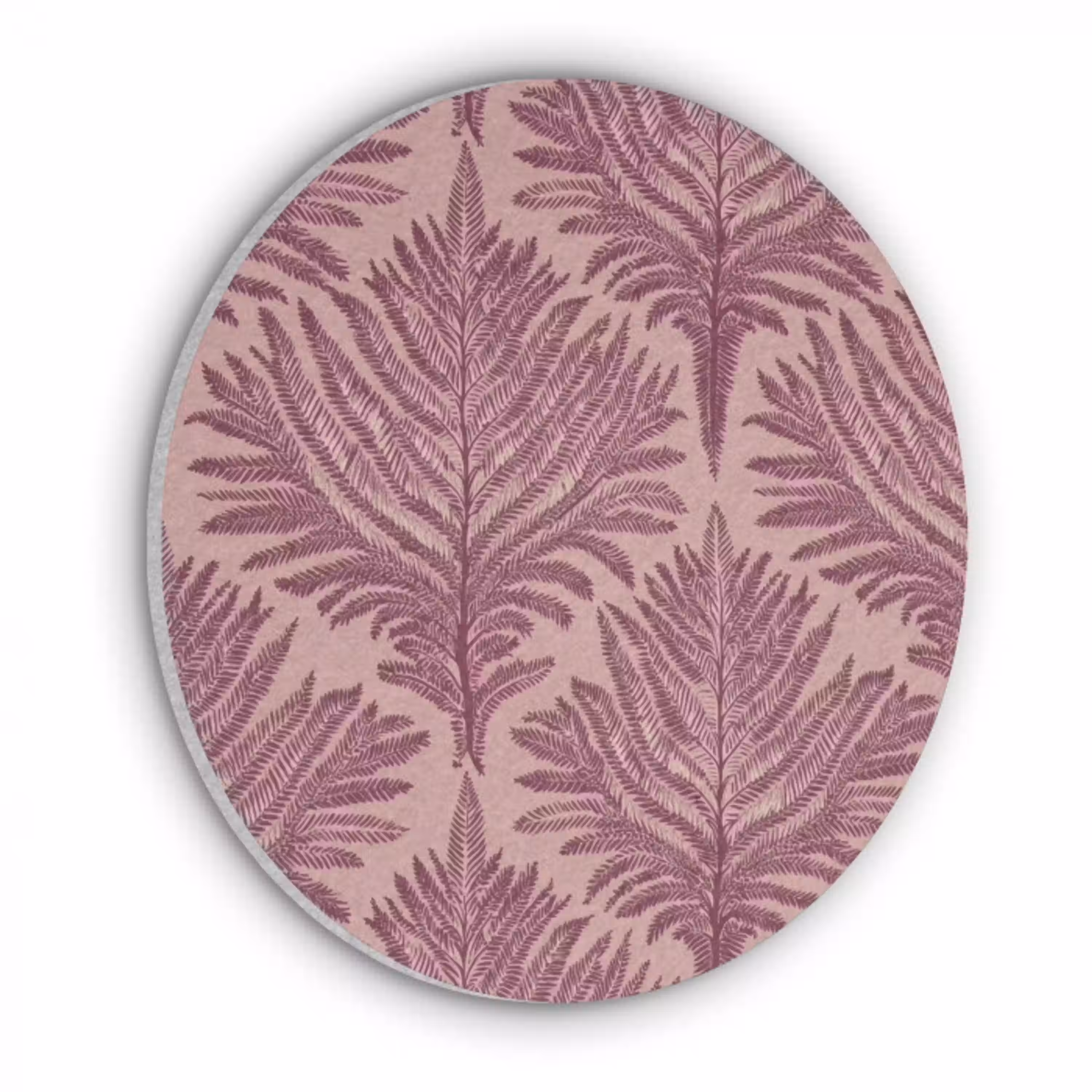 Varen - Patroon - Paars Akoestische PET Vilt - Rond klein 838 -3d