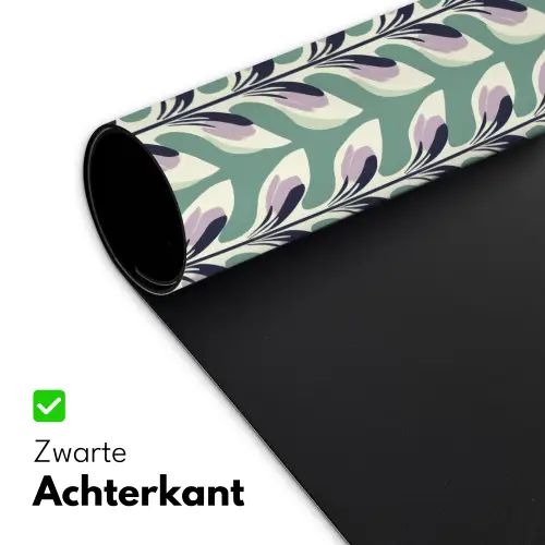 Retro - Modern - Groen Muismat XXL klein 681 -sfeer2