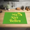 Mij niet bellen - Telefoon - Groen Inductie beschermer vinyl 3mm klein -sfeer5