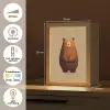Beer - Minimalistisch - Bruin Light Box met kabel klein -USP_NL