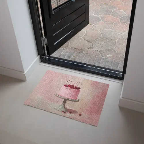 Taart - Pink - Cherry Deurmat klein -sfeer5