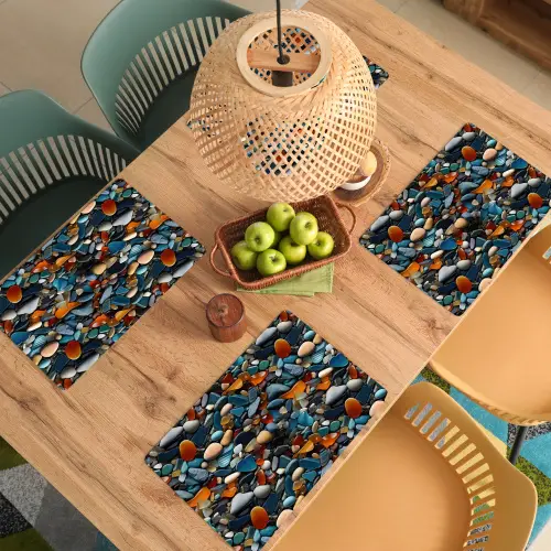Glasachtig - Levendige - Stenen Placemat vinyl groot 368 -zzsfeer5_Kitchenyeah-website