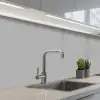 Grijs - Effen print keuken achterwand 2 middel 871 -3d_schuin