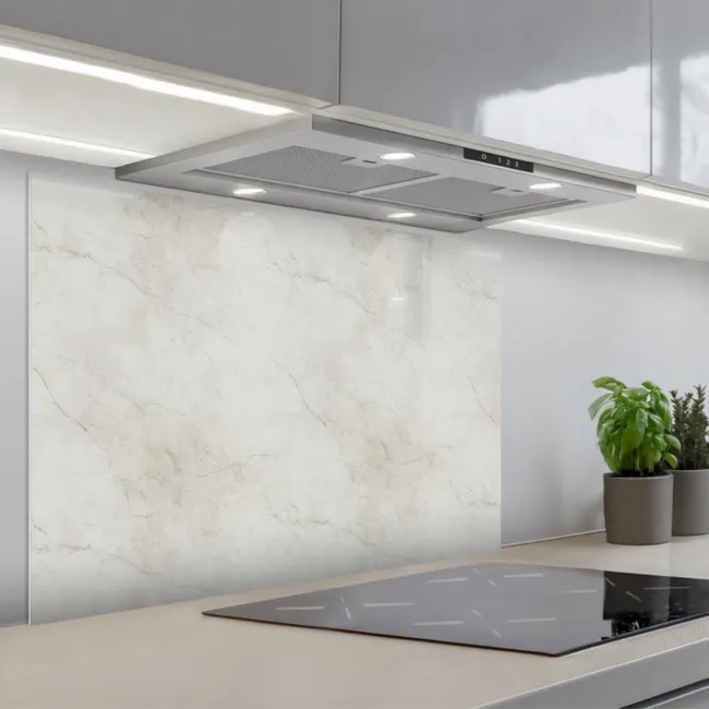 Paraschizzi cucina - Grigio - Marmo - Venature