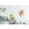 Symmetrische bocht - Koperkleurig Wandcirkel aluminium klein -kinderkamer
