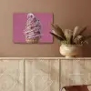 Softijs - Edelstenen - Roze - Hoorntje PET vilt klein -sfeer4