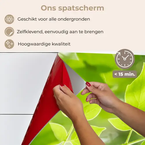 Natuur - Lente - Groen - Bladeren keuken achterwand spatscherm klein -spatscherm_NL