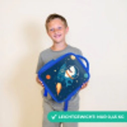 Raket - Haai - Ruimte Kinderrugzak - Blauw middel -sfeer1_DE