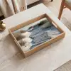 Pad - Planken - Duinen - Gras Dienblad Rechthoek middel -sfeer1