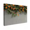 Bloemen - Muur - Oranje canvas 2cm klein -z3d