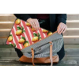 Citroen - Geïllustreerd - Oranje laptophoes neopreen klein 279 -tas