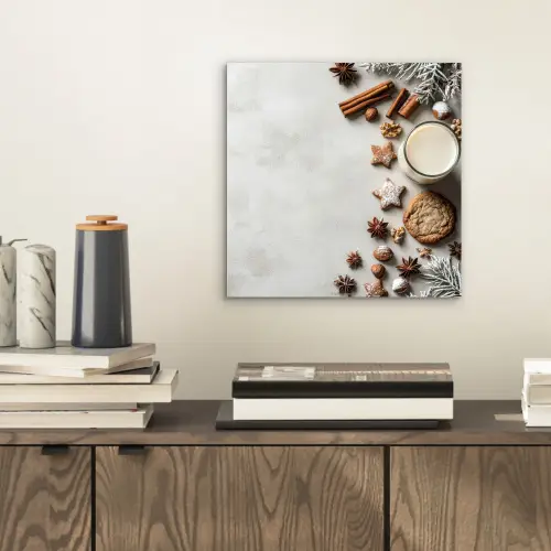 Winter - Kerst - Specerijen - Wit aluminium wit klein -sfeer1