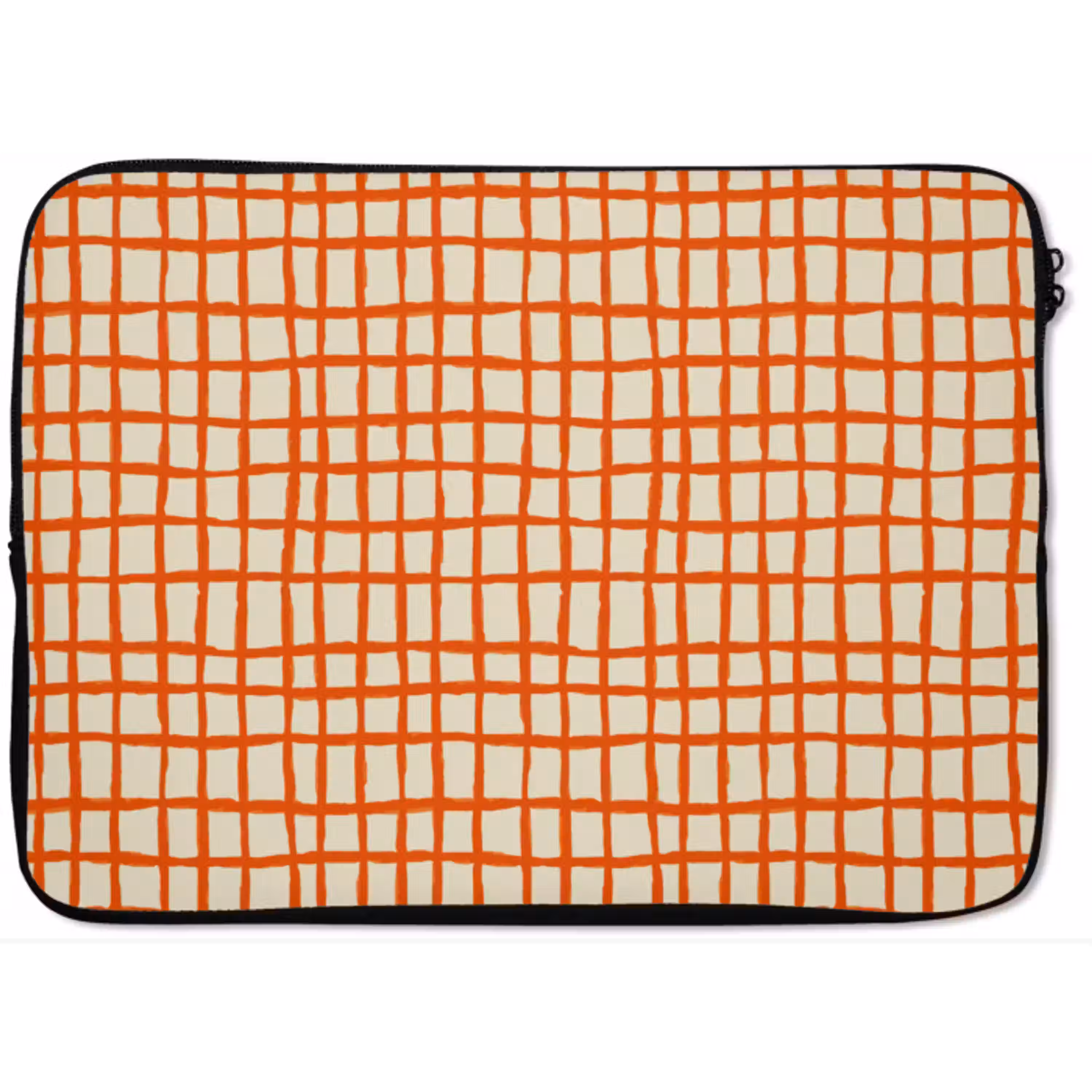 Patroon - Lijnen - Oranje laptophoes neopreen klein 279 -zkaufland3dotto