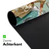 Retro - Blauw - Vrouw Muismat XXL klein -sfeer2