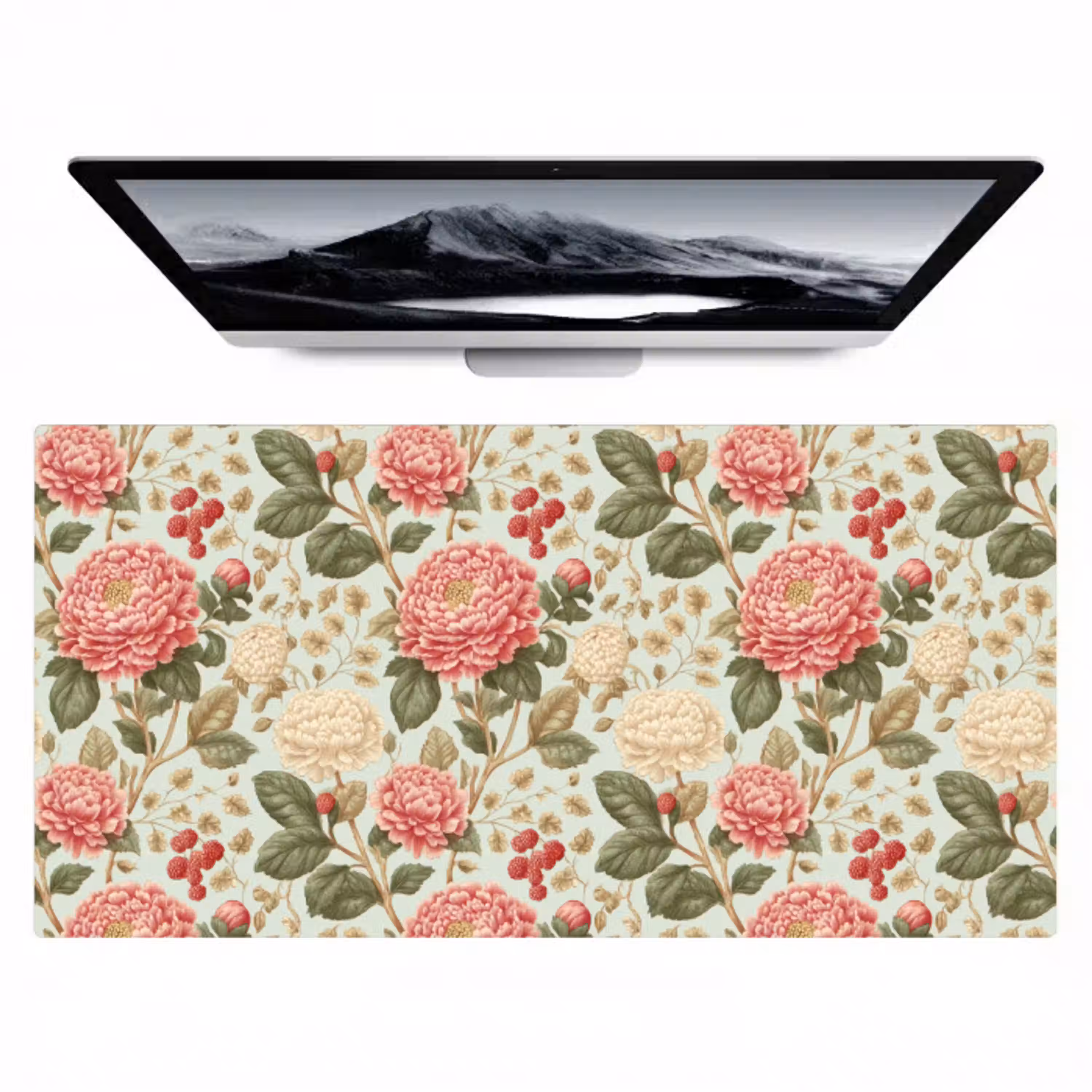 Klassiek - Botanisch - Veelkleurig Muismat XXL klein 681 -zzz3d