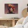 Vrouw - Donuts - Kleurrijk PET vilt klein -sfeer3