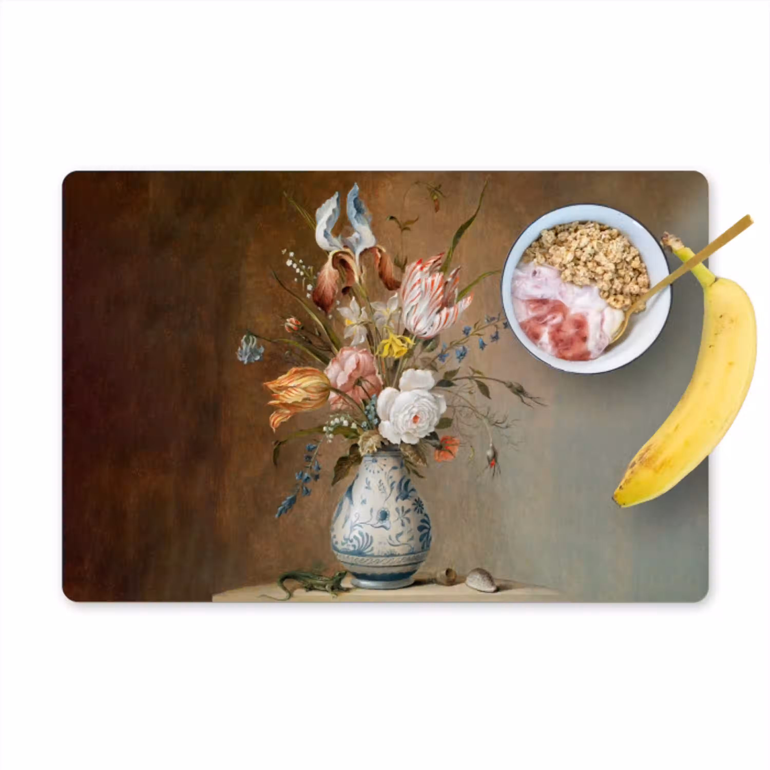 Bloemstilleven Placemat vinyl groot -zzzproduct_Kitchenyeah-website