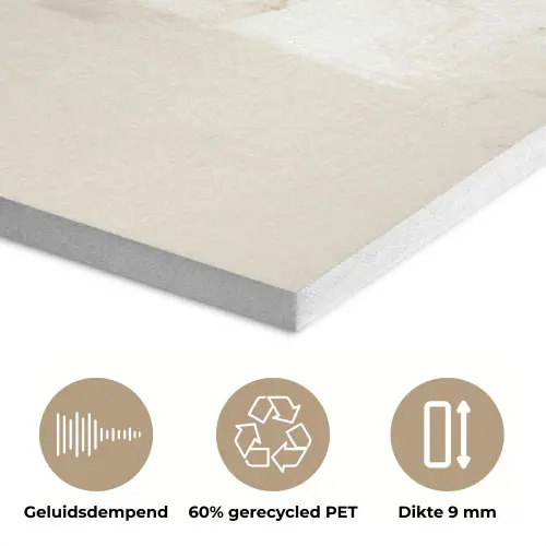 Cirkel - Compositie - Diepte - Beige PET vilt klein -closeup_NL